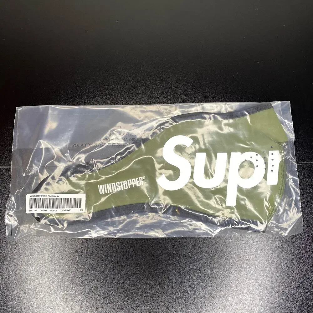 Supreme Windstopper Facemask Dark Olive FW22